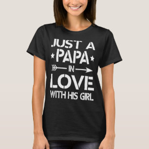 Camiseta Solo Un Papa Enamorado De Su Nieta Chica Gr