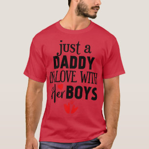 Camiseta Solo un papá enamorado de sus hijos