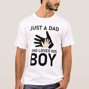 Camiseta Solo un papá que ama a su hijo