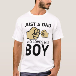 Camiseta Solo un papá que ama a su hijo