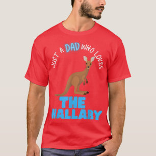 Camiseta Solo Un Papá Que Ama A Wallabys Cute Dads Diversió