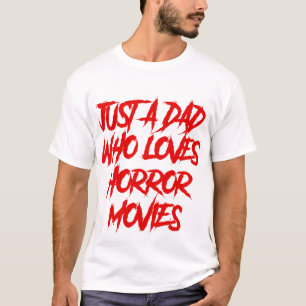 Camiseta Solo un papá que ama las películas de terror Hallo