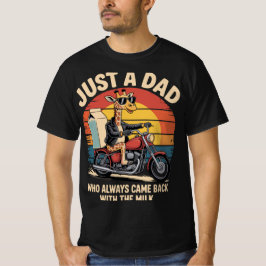 Camiseta Solo Un Papá Que Siempre Regresó Con La Leche