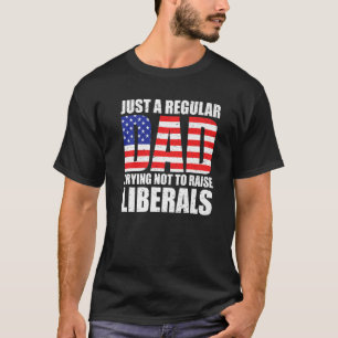 Camiseta Solo un papá tratando de no criar hijos graciosos