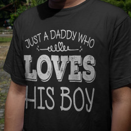 Camiseta Solo Un Papi Que Ama A Su Niño Padres