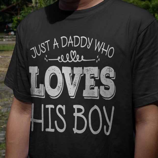 Camiseta Solo Un Papi Que Ama A Su Niño Padres (Subido por el creador)