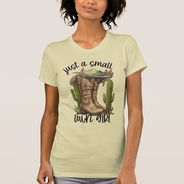 Camiseta Sólo un pequeño Chica (Anverso)