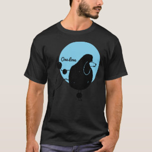 Camiseta Sólo un perro caniche de amor
