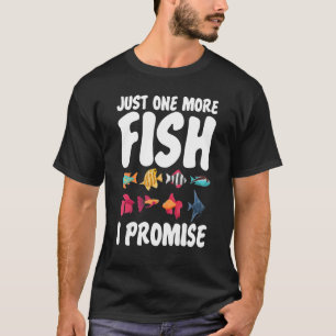 Camiseta Sólo Un Pescado Más Prometo Acuario Mordaza Para L