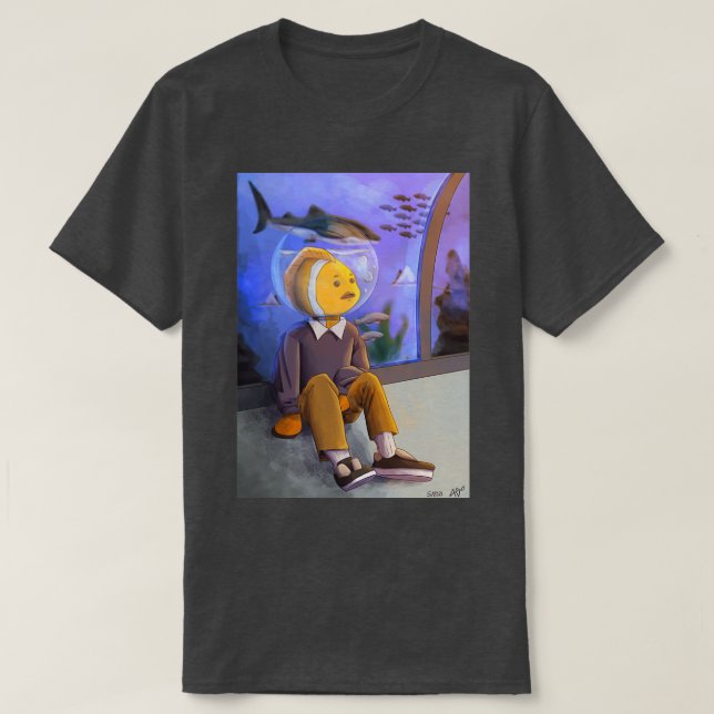 Camiseta Sólo un pez (Diseño del anverso)