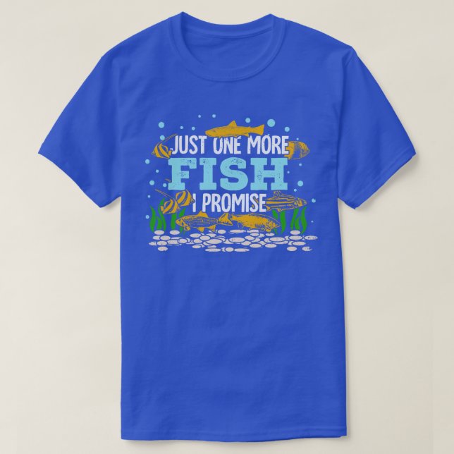 Camiseta Sólo un pez más que prometo (Diseño del anverso)