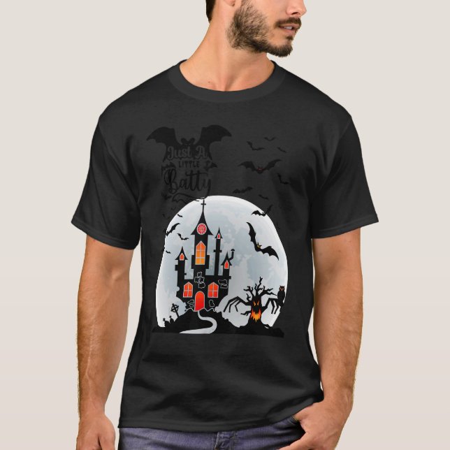 Camiseta Sólo un poco de Halloween (Anverso)