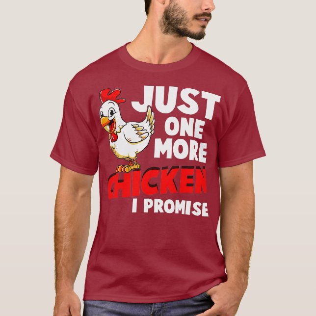 Camiseta Sólo un pollo más, prometo que los animales de gra (Anverso)