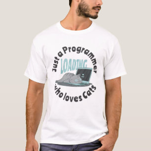 Camiseta Sólo un programador que ama a los gatos