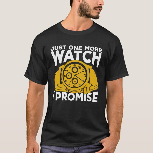 Camiseta Sólo un reloj más que prometo (Anverso)