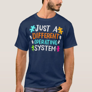 Camiseta Solo un sistema operativo diferente Conciencia sob