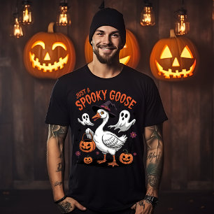 Camiseta Solo un temible ganso oscuro y escalofriante