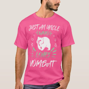 Camiseta Solo un tío que ama a Wombat