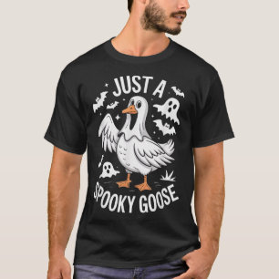 Camiseta Sólo Un Trick O Trato Fantasma De Ganso De Hallowe
