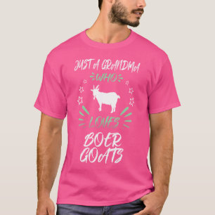 Camiseta Solo una abuela que ama a las cabras de Boer