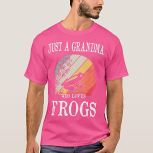 Camiseta Solo una abuela que ama a las ranas