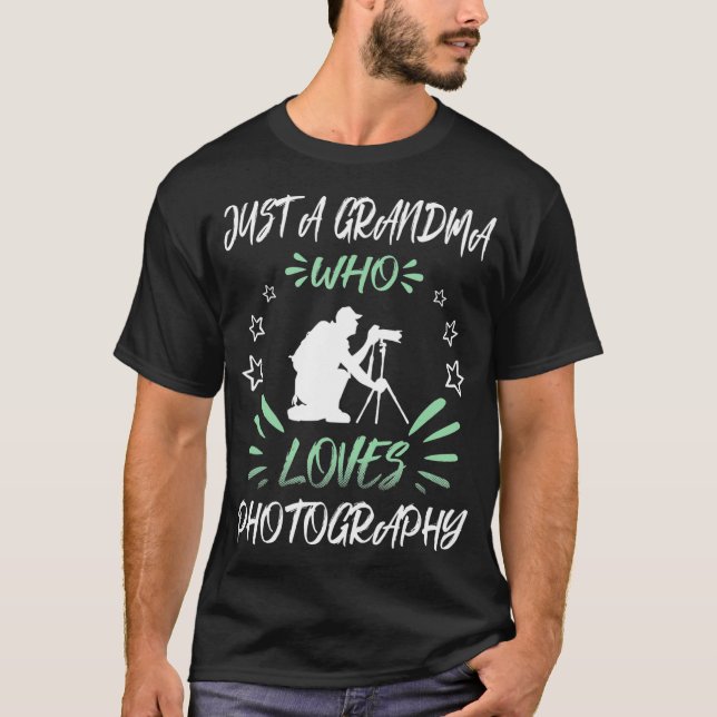 Camiseta Solo una abuela que ama la fotografía (Anverso)