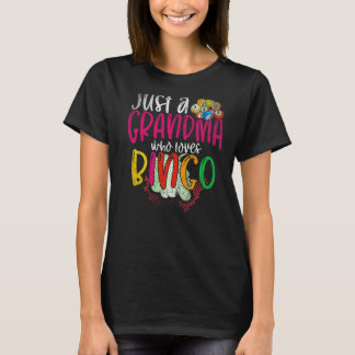 Camiseta Solo una abuela que ama la jubilación del jugador