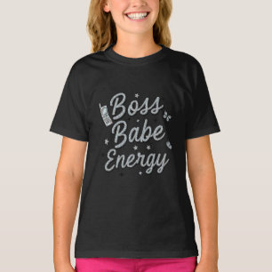 Camiseta Solo una adolescente con energía de jefa