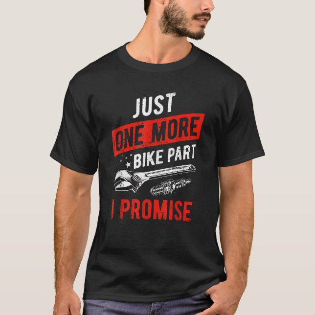 Camiseta Sólo una bicicleta más, parte I, promete un engran (Anverso)