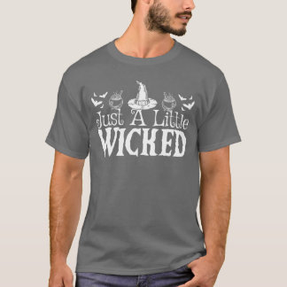 Camiseta Solo una bruja de Halloween un poco traviesa trata