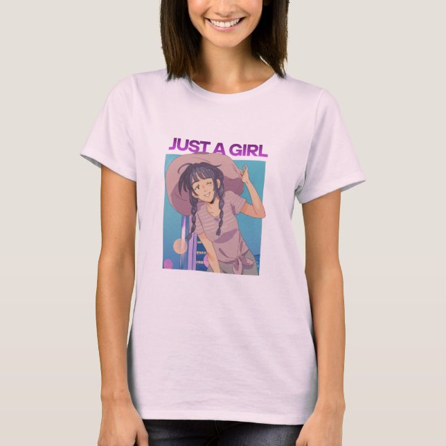 Camiseta Solo una chica (Anverso)