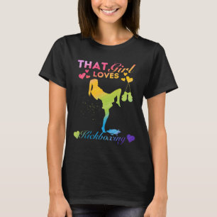 Camiseta Solo una chica a la que le encanta el kickboxing
