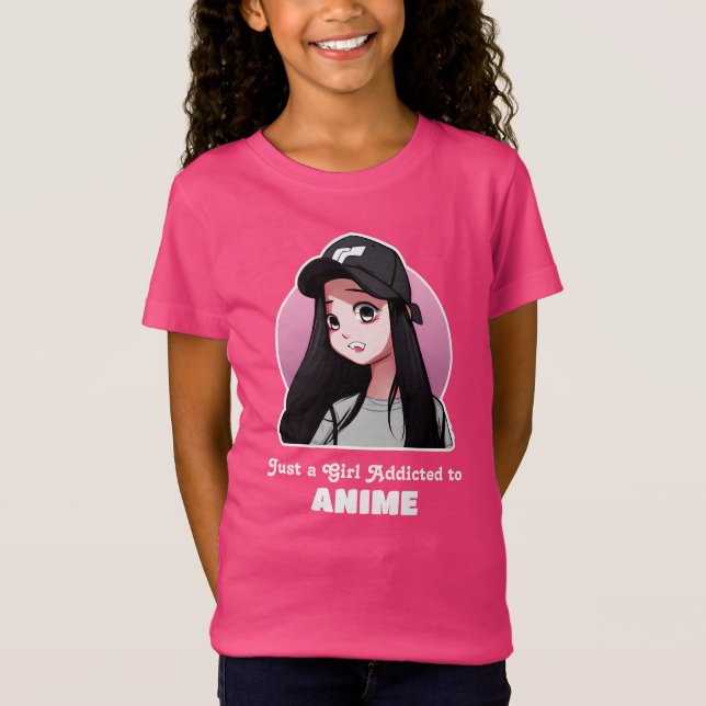 Camiseta Solo una chica adicta al anime (Anverso)