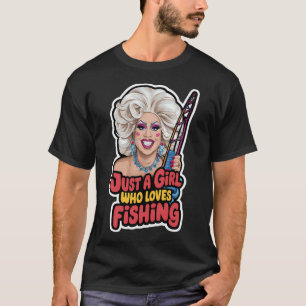 Camiseta Solo Una Chica Enamorada De La Pesca - Regalo De P
