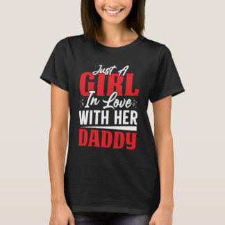 Camiseta Sólo una Chica enamorada de su papá