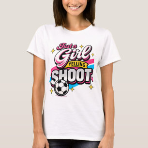 Camiseta Solo una chica gritando DISPARA