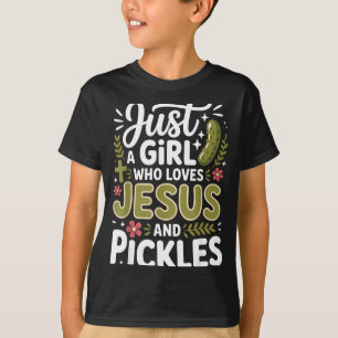 Camiseta Solo una chica que ama a Jesús y Ckles