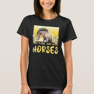 Camiseta Sólo una Chica que ama a la agricultora de cumplea