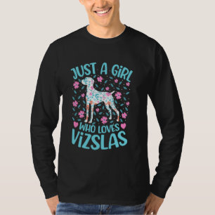 Camiseta Sólo una Chica que ama a las Chicas florales de Vi