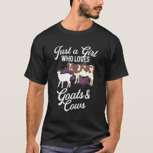 Camiseta Solo una Chica que ama a las criadoras de cabras 1