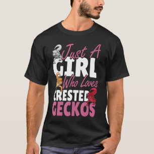 Camiseta Sólo Una Chica Que Ama A Las Mujeres De Geckos Liz