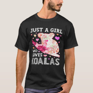 Camiseta Solo una Chica que ama a las mujeres de Koalas, Ko