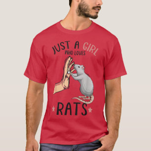 Camiseta Sólo una Chica que ama a las mujeres de la raza Ch