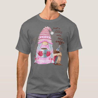 Camiseta Sólo una Chica que ama a las mujeres del café Chic
