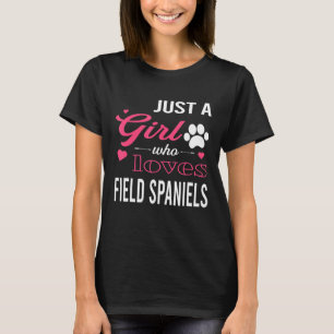 Camiseta Sólo una Chica que ama a las mujeres del campo esp