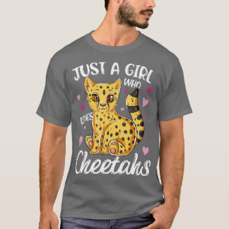 Camiseta Sólo una Chica que ama a las mujeres gueparitas Ch