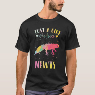 Camiseta Solo una Chica que ama a las nuevas acuarelas de l