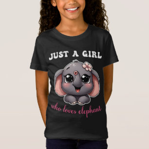 Camiseta Solo una chica que ama a los elefantes, lindo elef