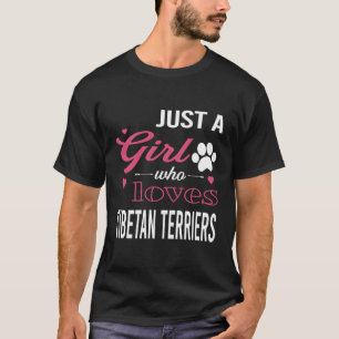 Camiseta Sólo una Chica que ama a los territorios tibetanos