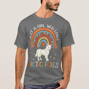 Camiseta Sólo una Chica que ama a los zorros por las mujere